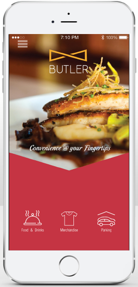 Butler In-Venue Home Screen